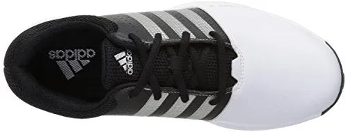 adidas Men's 360 Traxion Golf Shoe, FOOTWEAR WHITE/FOOTWEAR WHITE/CORE BLACK, 8 M US