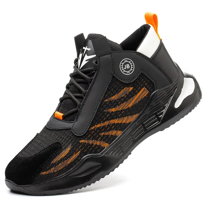Breathable Male Steel Toe Work Shoes Puncture-Proof Safety Shoes Man Work Sneakers Indestructible Safety Boots Male Dropshipping