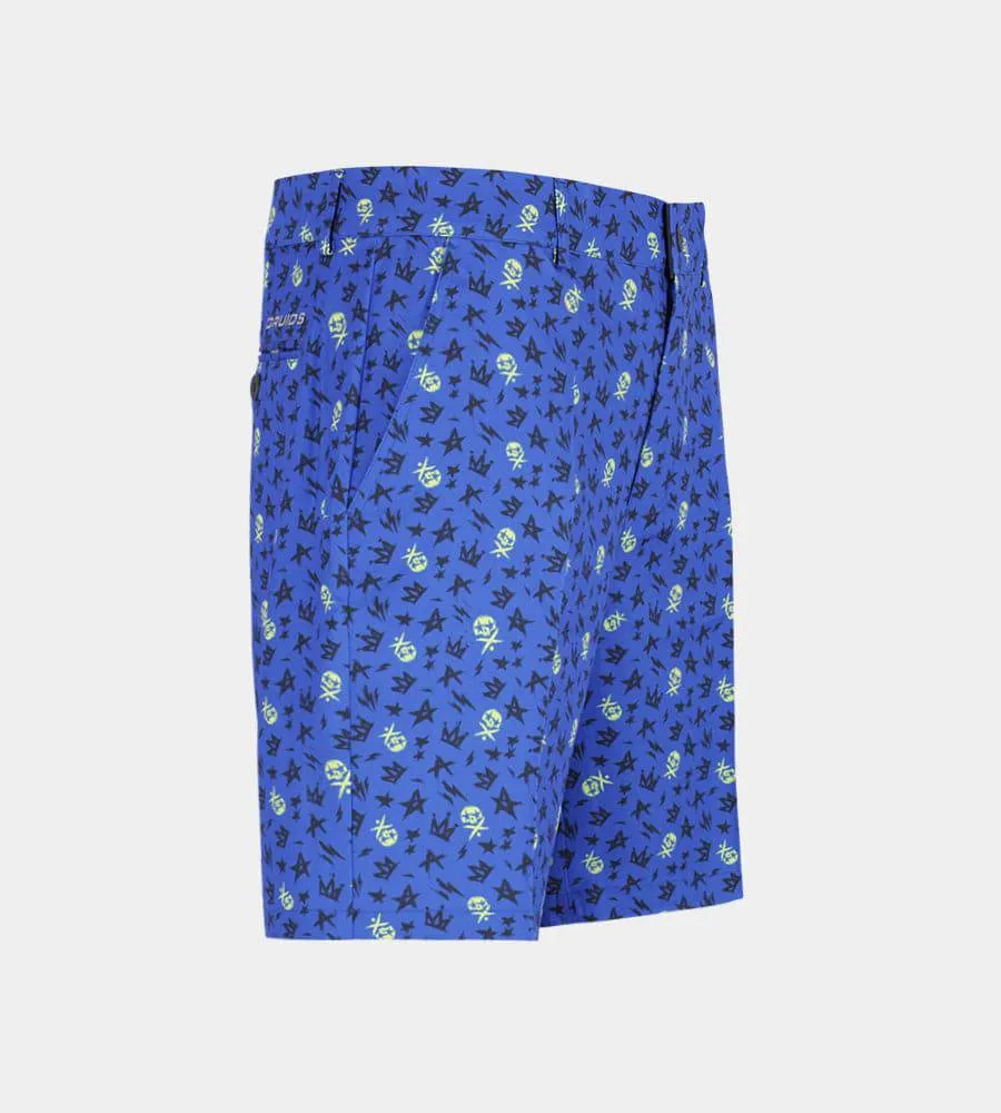CLIMA GRUNGE SKULLZ SHORTS - BLUE