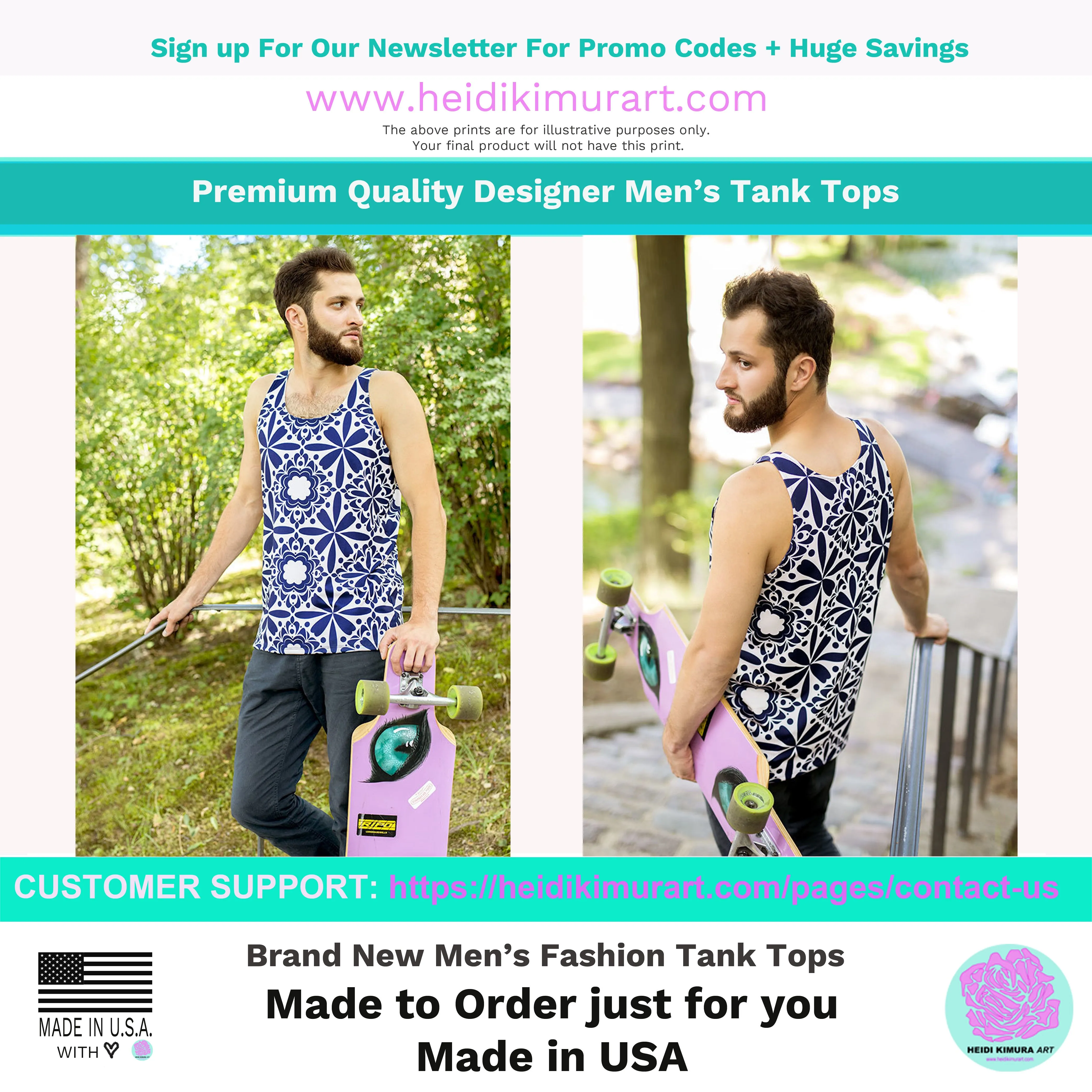 Pink Cow Print Tank Top, Animal Print Stylish Men's Unisex Tank Top - Made in USA (US Size: XS-2XL)