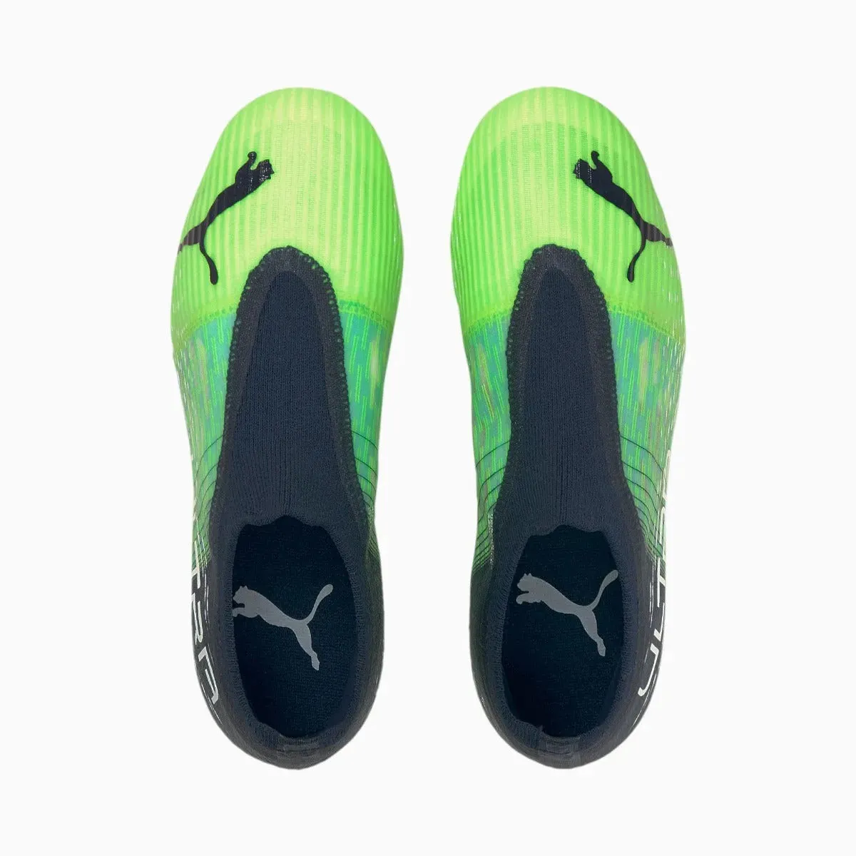 Puma JR Ultra 3.3 Laceless FG-AG - Green Glare-Aqua