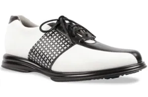 Sandbaggers Women's Golf Shoes: Krystal Black Lace